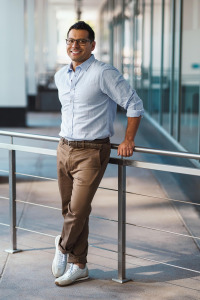 smiling man portrait