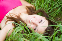 smiling woman portrait